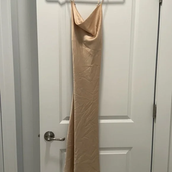 Show Me Your MuMu Tan Maxi Dress - Picture 1 of 1